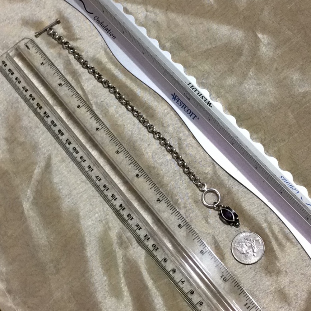 Authentic Vintage Sterling Silver Bracelet - Picture 8 of 8